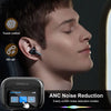New Original Thinkplus Wireless Bluetooth Earphones ANC Noise Reduction Earbuds HD Mic Call Gamer Headsets LED Touch Screen Control.