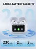 New TWS upgraded version wireless Bluetooth earphones, with display screen, touch-enabled, comfortable sports earphones
